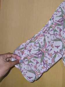 Floral Bird Print Dress