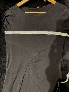 Beautiful Cutout Black Tee