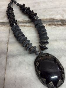 Black Sexy Vintage Necklace