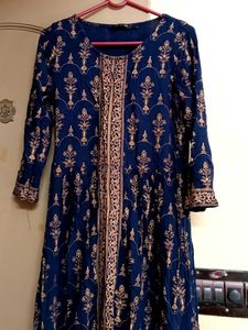 Elegant Blue Ethnic Gown