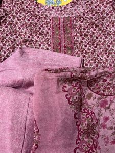 Floral Print Salwar Suit Set