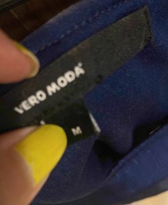 Vero moda Navy Blue Sleeveless Top