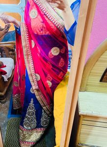 Lengha With Saree