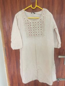 Elegant Beige Kurta
