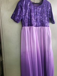 Purple Ethnic Gown