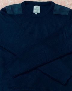 Blue Knitted jumper