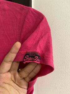 Pink Superdry Vintage Tee