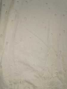Off White Chikankari Kurta