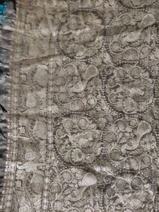 Pure Silk Banarasi With Brocade Border And Palla
