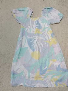 Vintage Pastel Floral Dress