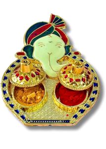 Haldi Kumkum Raksha Bandhan Pooja Thali