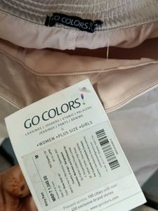 Elegant Shiny Rose gold Casual Pants