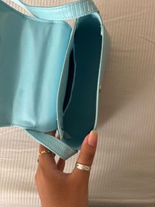 Light Blue Colour Sling / Hand Bag