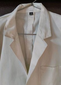 Unisex white  labcoat apron lab-coat for doctor an