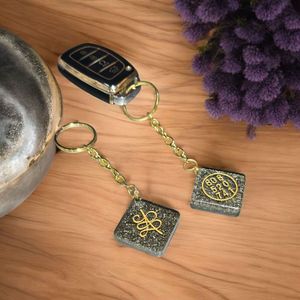 Pyrite Keychain