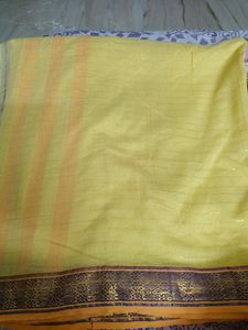 Light Lemon Colour Saree