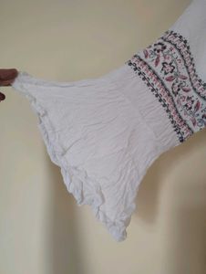 White Kurti