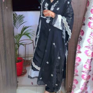 Black Pakistani Suit