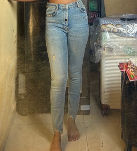 Light Wash Denim Jeans