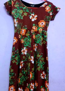 Floral Print Midi Dress