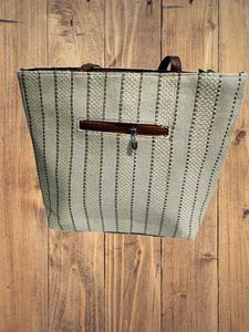 Jute Handcrafted White Hand Bag