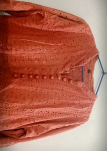 Stylish Brown Knee Length Top/Dress