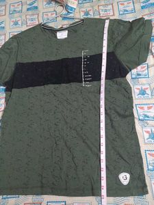 Olive Green Graphic Tee