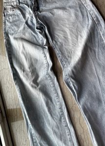 Blue Denim Baggy Mom Jeans