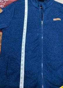 Blue Knit Jacket