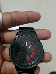 Stylish Black Wrist Watch