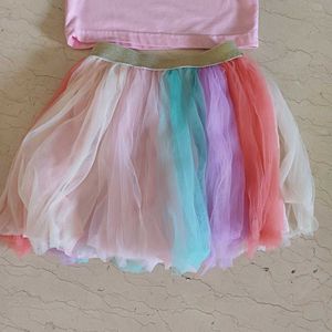 Unicorn Themed Party Dress For Girls