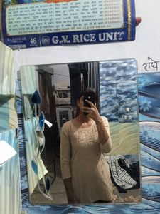 Beige Colour Short Kurti