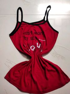 Red Coloured Slip