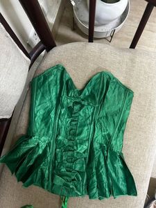 Green Corset Top