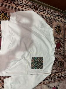 Unique White Sweatshirt