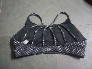 Forever 21 Black &amp; White Padded Sports Bra