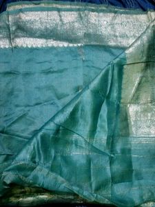Banarasi Teal Saree( 40yr Old)