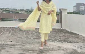 Beautiful Yellow Suit.