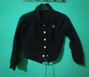Black Cropped Jacket