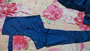 Heavy Flare Lenenga With Crop Top