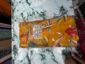 Mulmul Cotton With Contrast Blouse