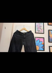 Charcoal Colour Jeans For Girls