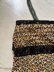 Leopard Print Tiered Dress