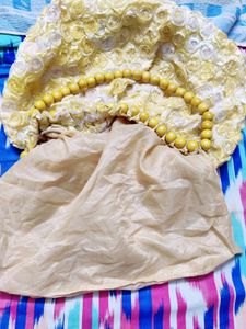 light weight yellow handbag
