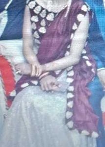 Off shoulder Blouse With Lehnga