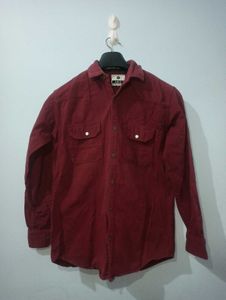 A Maroon Colour Shirt For men