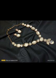 Elegant Pearl and Gold-Tone Jewelry Set