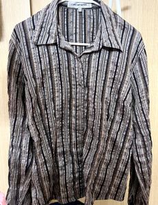 Textured Striped Contempolraine Shirt