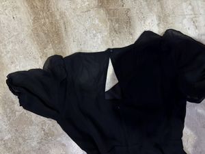 Black Midi Dress.SIZE-30-34. BRAND NEW