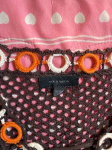 Vero Moda Crochet Knit Top